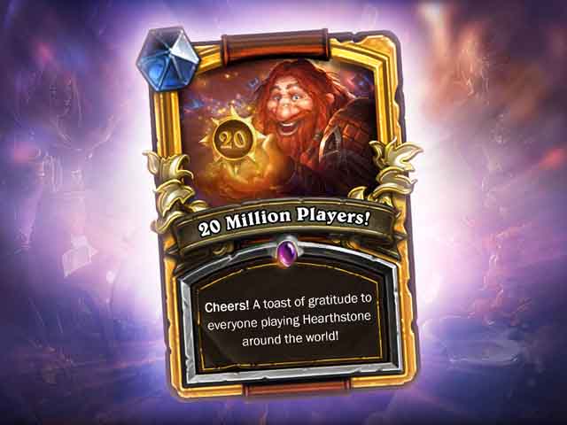 Hearthstone 20 Milyon Oyuncuya Ulaştı