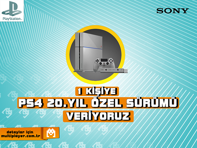 20. Yıl Özel PlayStation 4’üne Sahip Olmak İster misiniz?