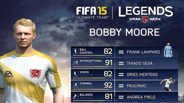 FIFA 15 Ultimate Team Legends’a Bobby Moore Eklendi