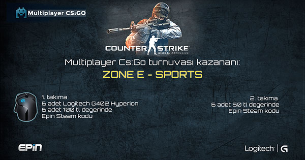 Düzenlediğimiz İlk CS:GO Turnuvasının Şampiyonu Zone E-Sports Oldu!