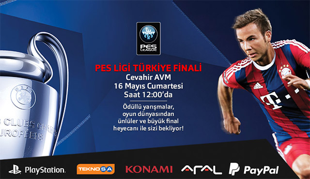 16 Mayıs’taki PES Ligi Türkiye Finaline Davetlisiniz