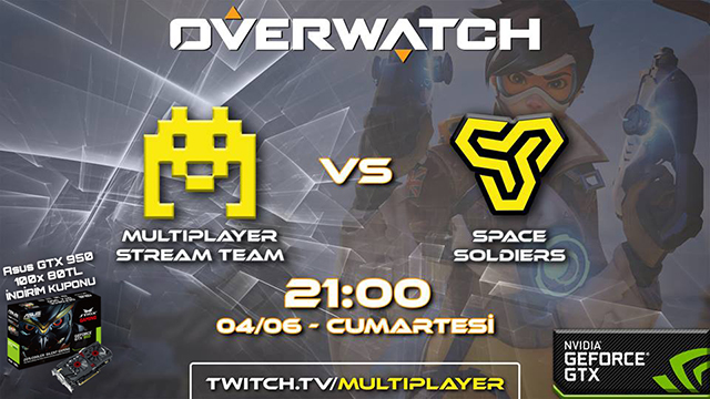 Multiplayer Stream Team – Space Soldiers Gösteri Maçına Davetlisiniz!