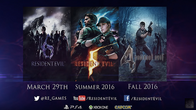 Resident Evil 4, 5 ve 6’nın PlayStation 4 İçin Çıkış Videosu Yayınlandı