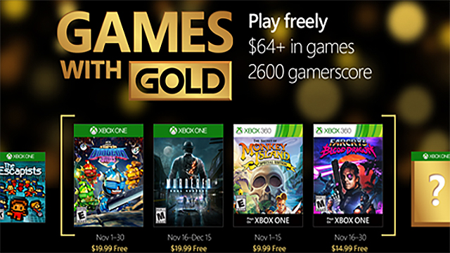 Xbox Live Gold’un Kasım Ayı Ücretsiz Oyunları Belli Oldu