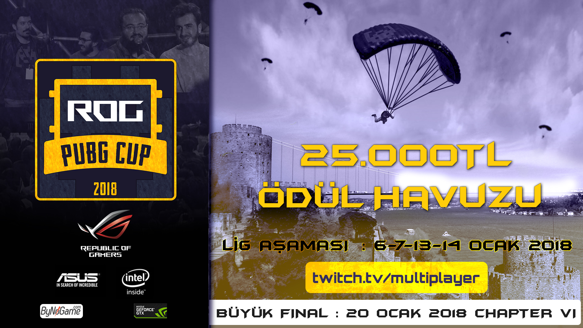 ROG PUBG CUP BAŞLIYOR!