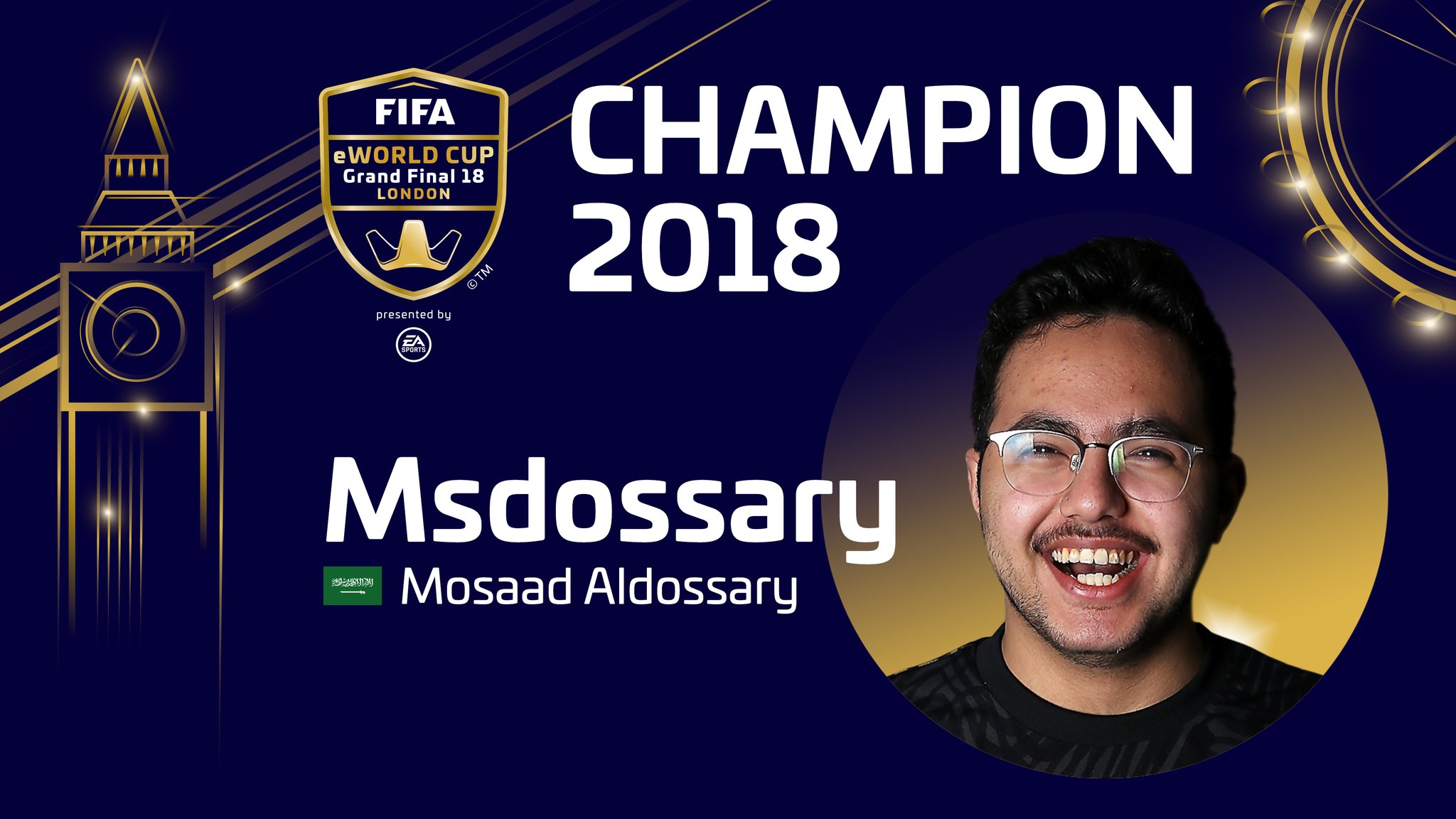 FIFA eWorld Cup’ı KAZANAN İSİM MOSSAD AL-DOSSARY OLDU