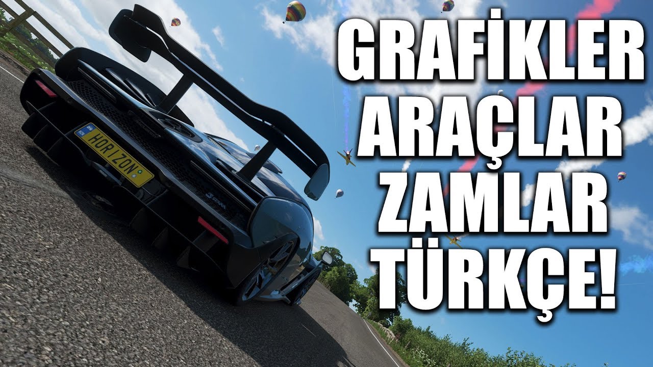 ZAM GELMEDEN OYNA! // FORZA HORIZON 4 TÜRKÇE (DEMO)