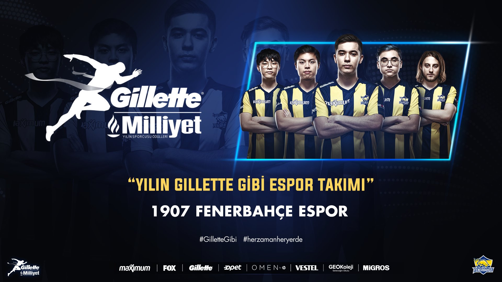 1907 FENERBAHÇE YILIN ESPOR TAKIMI SEÇİLDİ