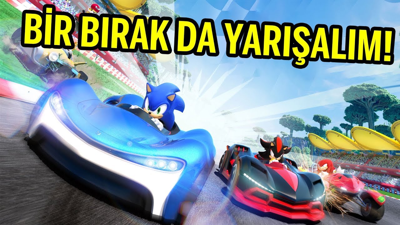 ARKADAŞLARIN ARASINI BOZABİLECEK BİR BAŞKA OYUN! / TEAM SONIC RACING