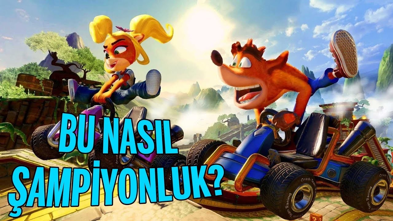 BÖYLE BECERİKSİZLİK GÖRMEDİNİZ! // CRASH TEAM RACING